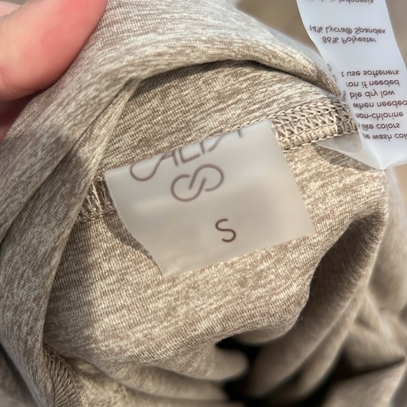 calia women’s lustraluxbodysuit in *tan - Picture 3 of 5